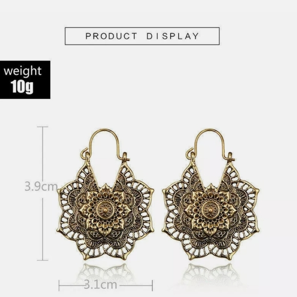 NEW Sterling Silver Elegant Hoop Earrings - Picture 3 of 3